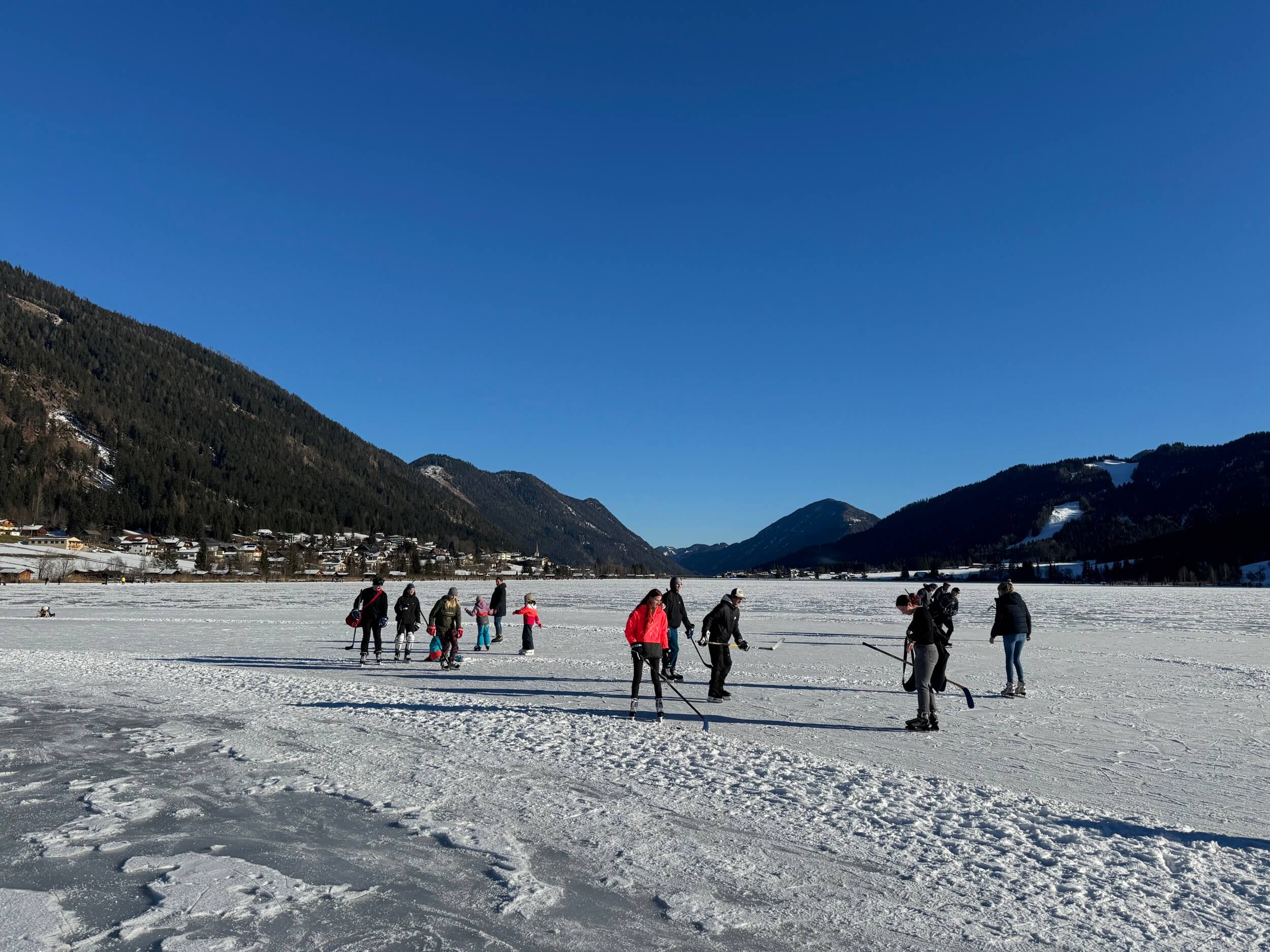 Schloss Stein Drautal Gegend_Weissensee Winter