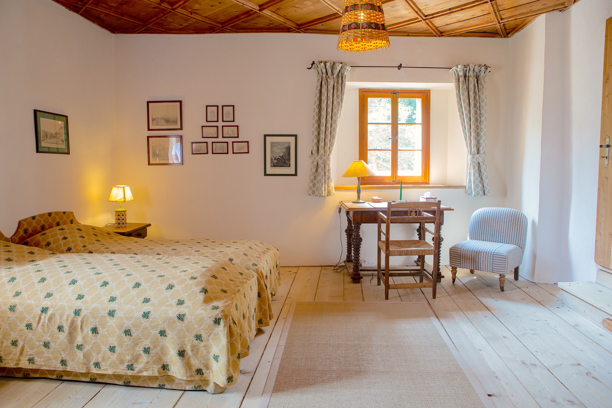Schloss Stein Drautal Obergeschoss Eckzimmer 1