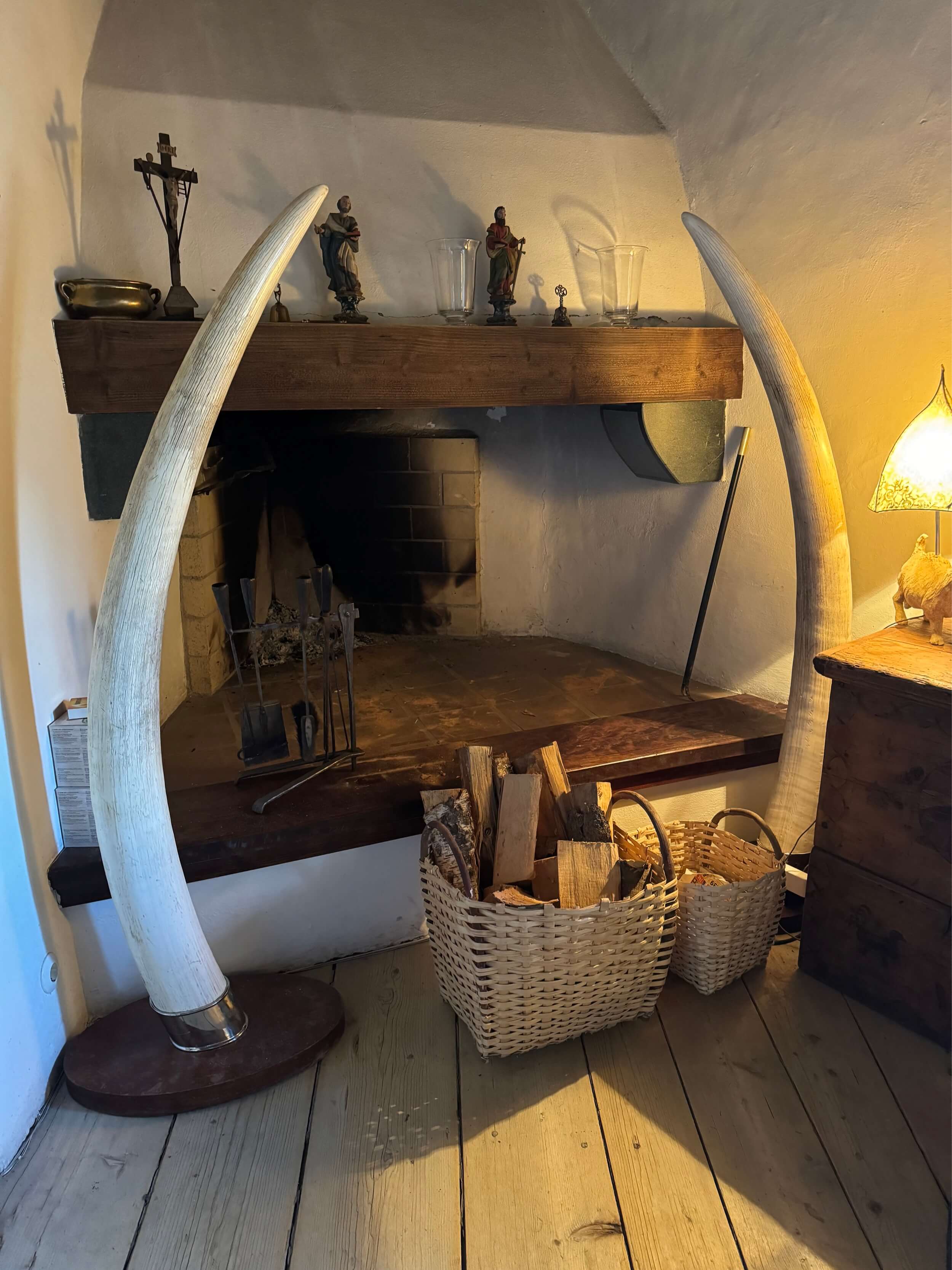 Schloss-Stein-Drautal-Salon-Kamin