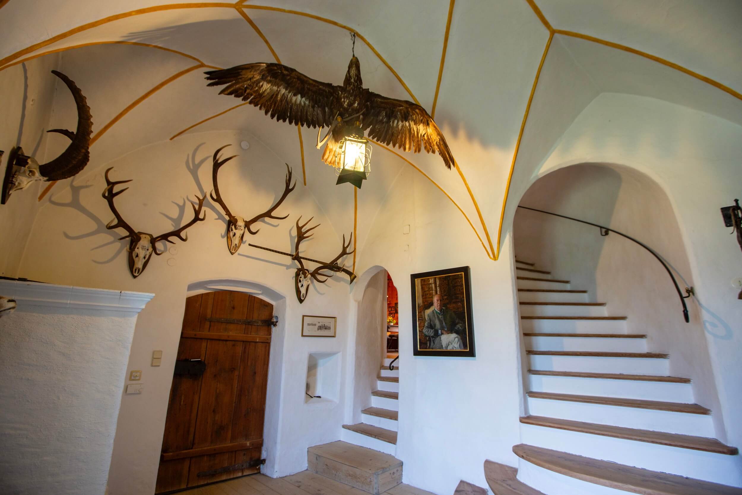 Schloss Stein Eingang Treppenhaus 3