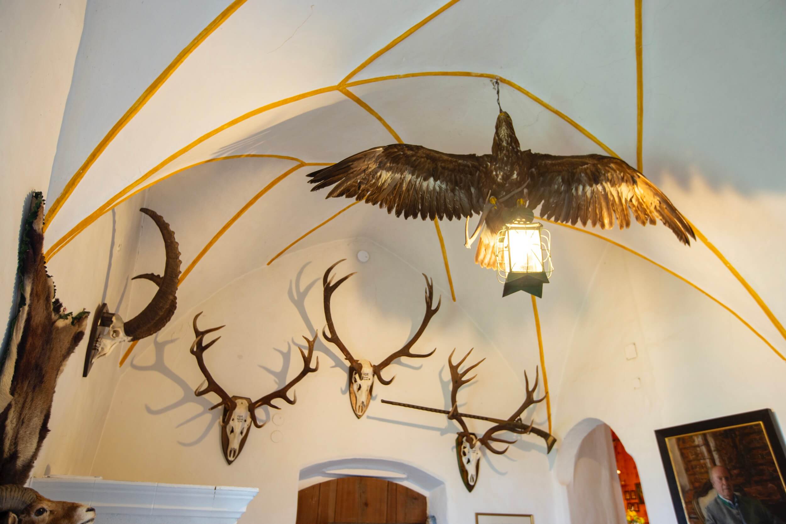 Schloss Stein Eingang Treppenhaus 4