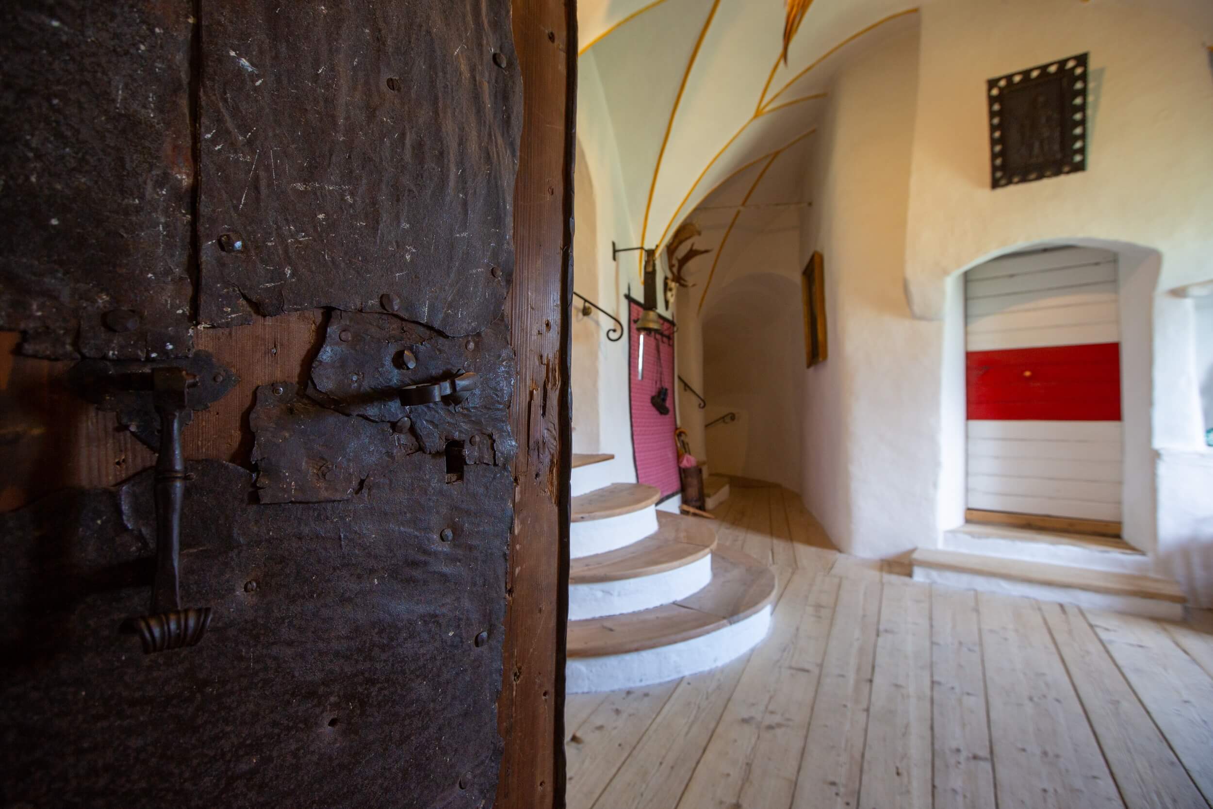 Schloss Stein Eingang Treppenhaus 9